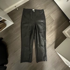 Aritzia Wilfred Melina Pants in black, size 14 short